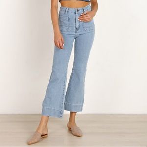 Show me your MUMU cropped Farrah trouser cascade